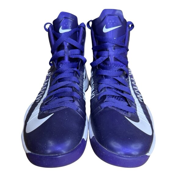 NIKE HYPERDUNK 2012 COURT PURPLE WHITE 524875-500 US Women’s Size 9.5 - Picture 1 of 9